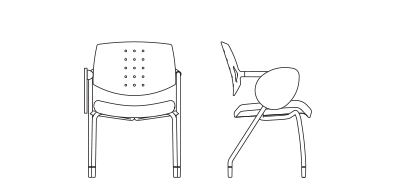 1205 - Arm Chair, with Tablet